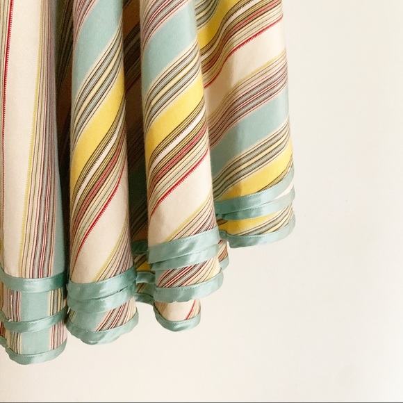 Anthropologie | Odille Striped Tiered Full Skirt - Picture 4 of 6